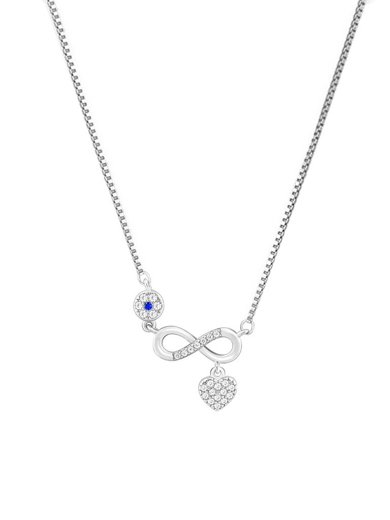 Giva 925 Sterling Silver Forever Love Necklace
