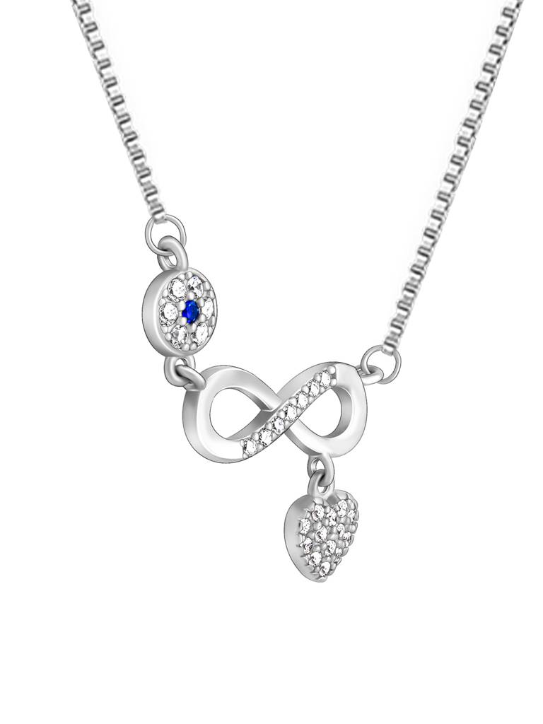Giva 925 Sterling Silver Forever Love Necklace