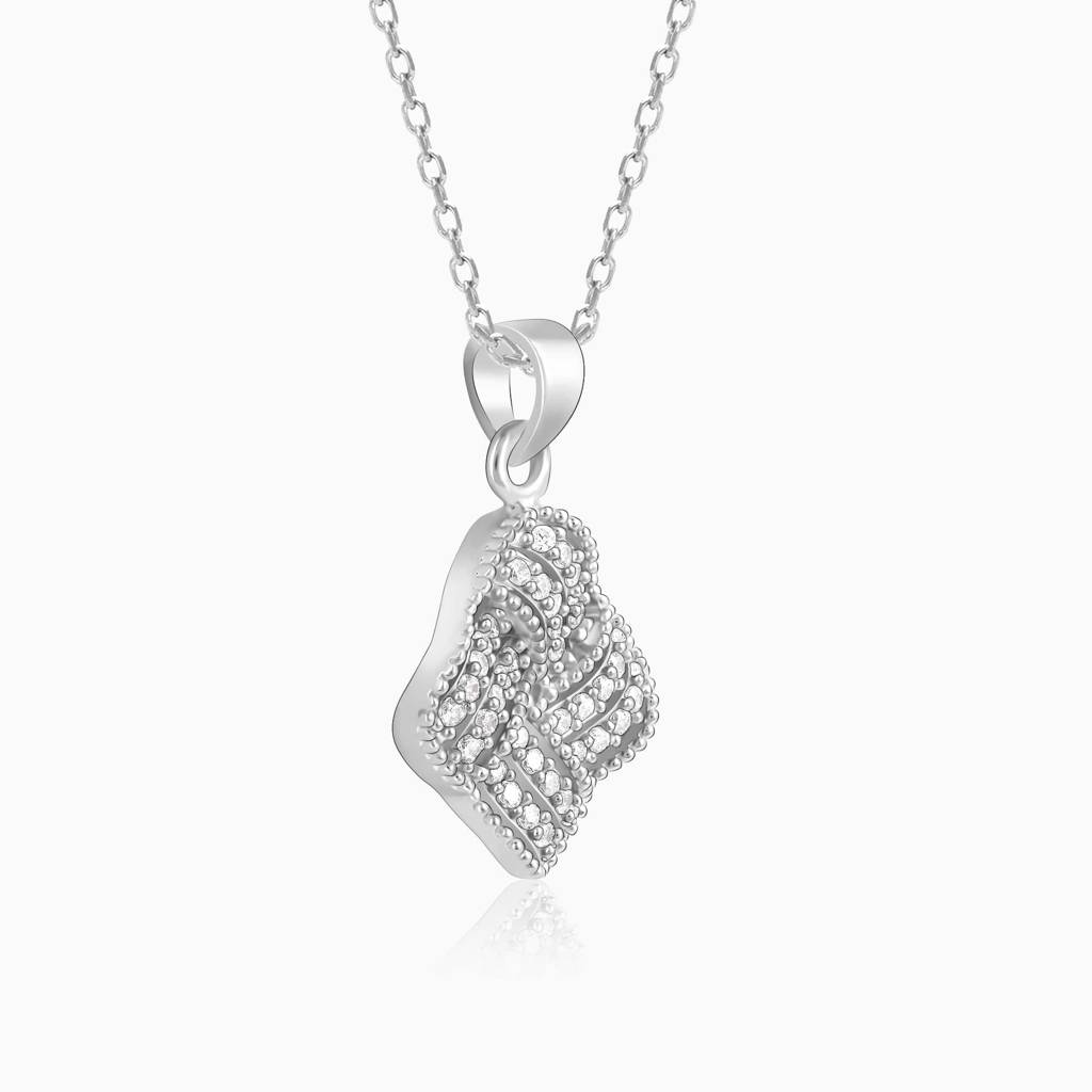 Giva 925 Sterling Silver Chequer Rhombus Pendant With Link Chain| Necklace To Gift Women & : PD02017