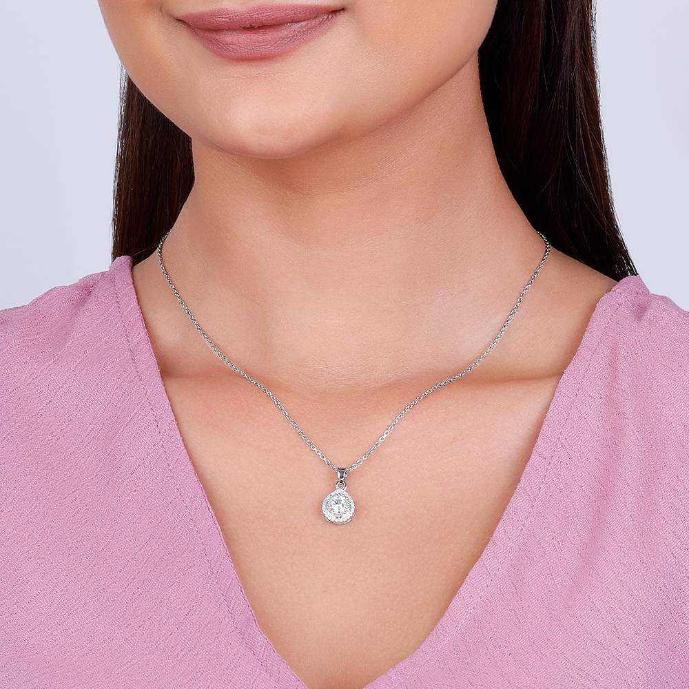 Giva 925 Silver Mirth Pendant With Link Chain : PD02026