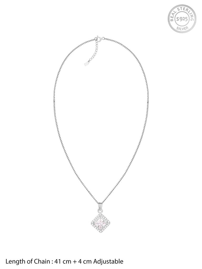 Giva 925 Sterling Silver Starlight Sparkle Pendant With Box Chain