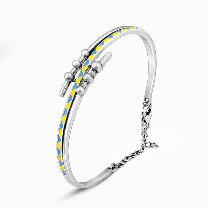 Giva 925 Oxidized Silver Vintage Set Of Three| Gifts For Women And Girls | With Certificate Of Authe : PD02034ER02246BR0791