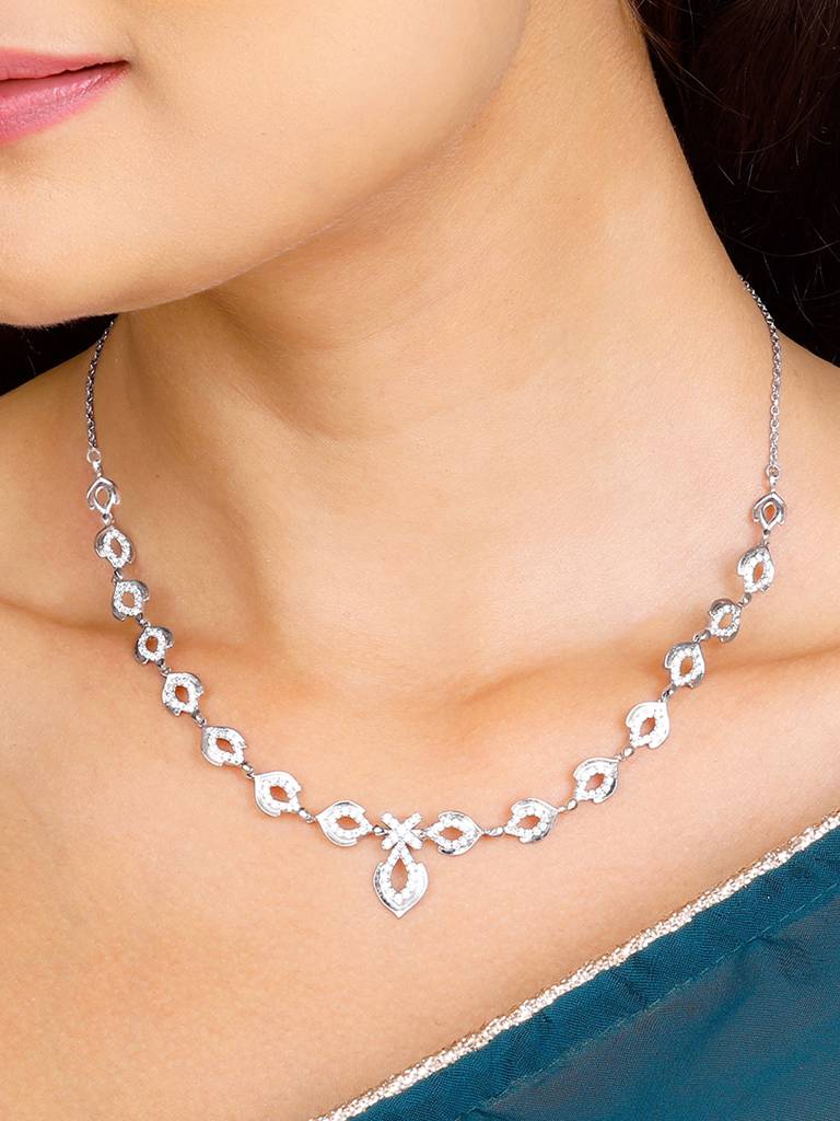 Giva 925 Sterling Silver Touch Of Grace Necklace