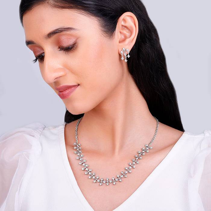 Giva 925 Sterling Strings Of Shine Set| Gifts For Women And Girls | With Certificate Of Au : PD02068ER02234