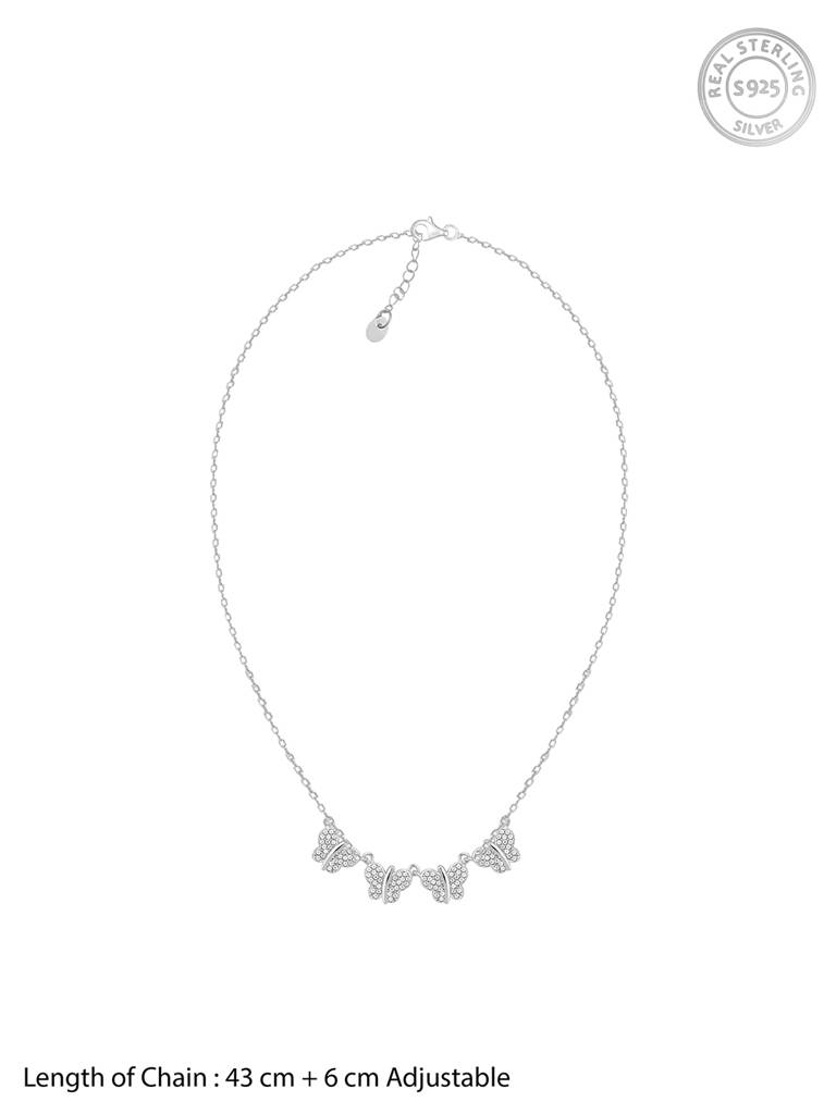 Giva 925 Sterling Silver Flutterby Necklace