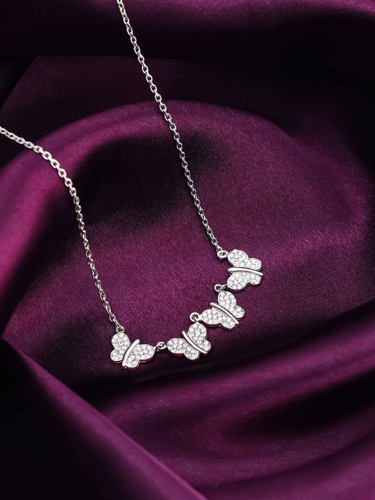 Giva 925 Sterling Silver Flutterby Necklace