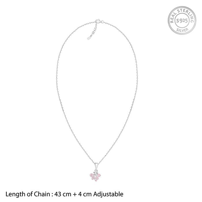 Giva 925 Sterling Silver Fairy Dragonfly Kids Pendant With Link Chain|Studs To Gifts For K : PD02115