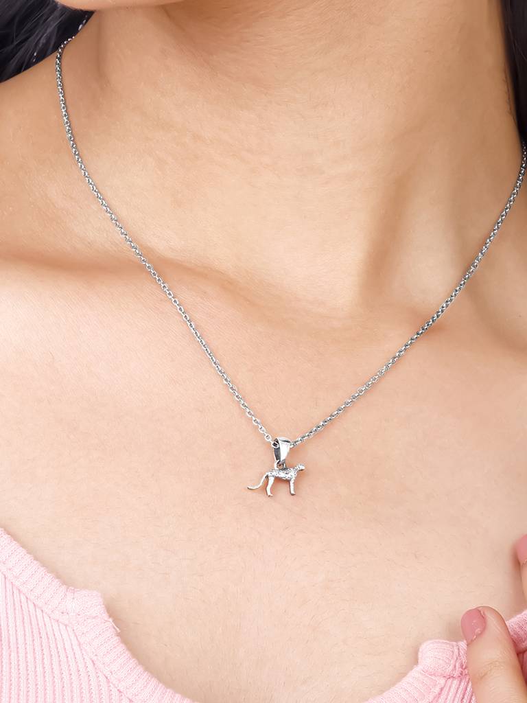 Giva 925 Sterling Silver Little Cheetah Pendant