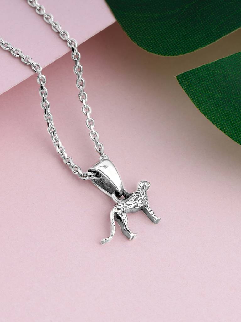 Giva 925 Sterling Silver Little Cheetah Pendant