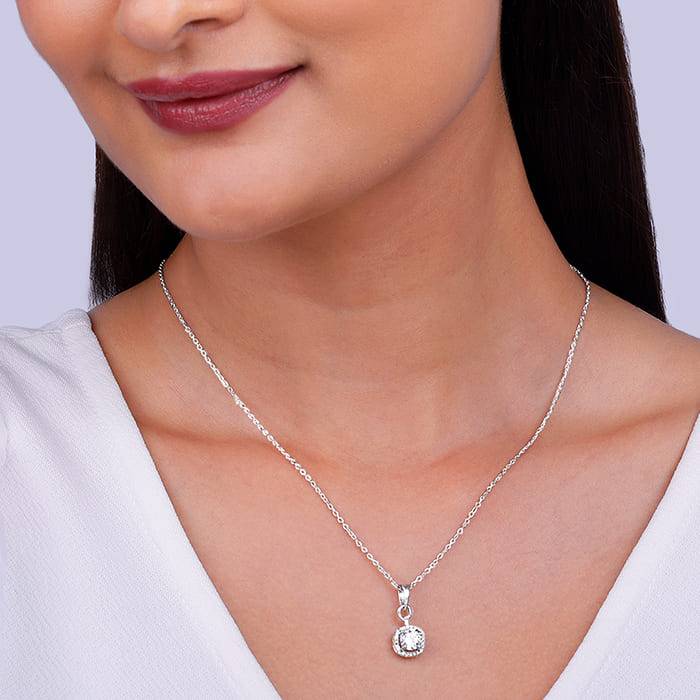 Giva 925 Sterling Silver Twilight Ray Pendant With Link Chain | Necklace To Gift Women & G : PD02133