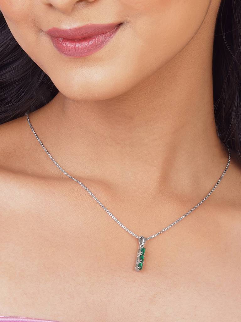 Giva 925 Sterling Silver Natures Charm Pendant With Link Chain