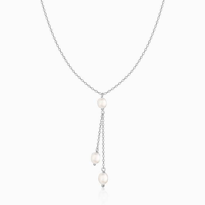 Giva 925 Silver Glam Drops Necklace : PD02171