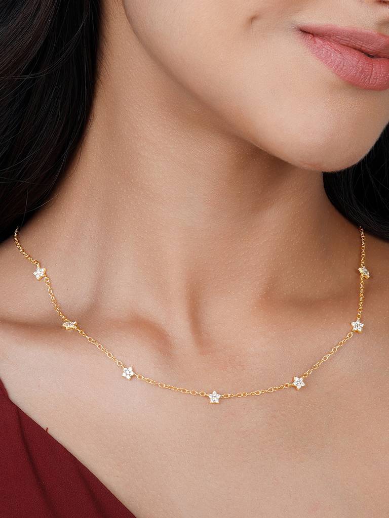 Giva 925 Sterling Silver Golden Star Constellation Set