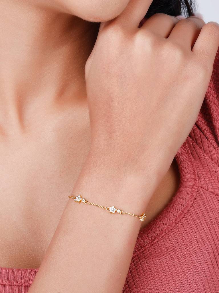 Giva 925 Sterling Silver Golden Star Constellation Set