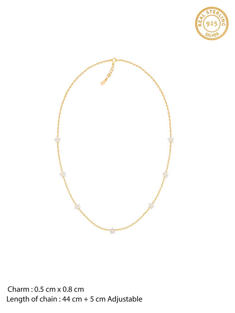 Giva 925 Sterling Silver Golden Star Constellation Set