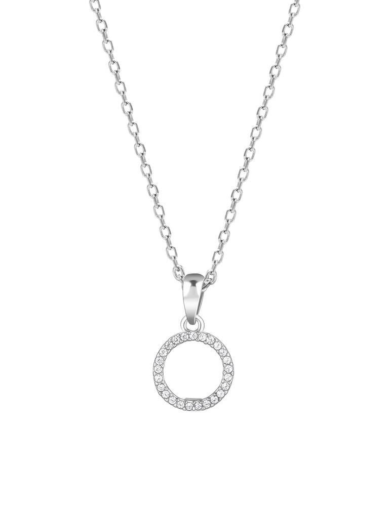 Giva 925 Sterling Silver Circle Of Joy Pendant With Link Chain