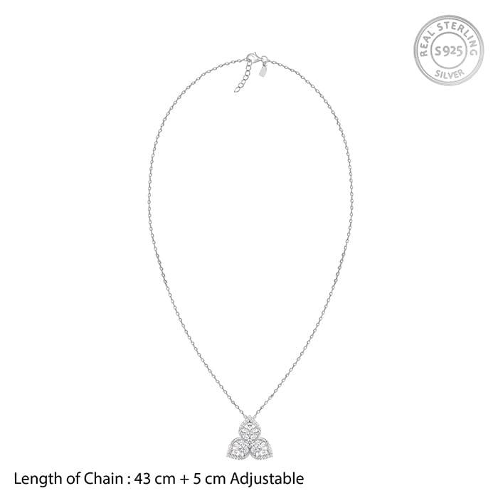 Giva 925 Sterling Silver Mighty Leaf Pendant With Link Chain| Necklace To Gift Women & Gir : PD02187