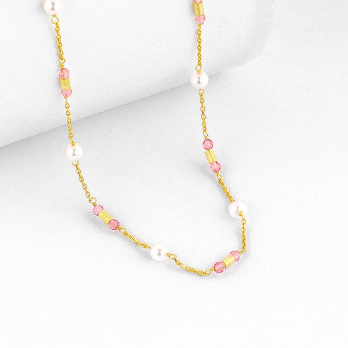 Giva 925 Sterling Silver Golden Oceania Necklace| Necklace To Gift Women & Girls | With Ce : PD02195