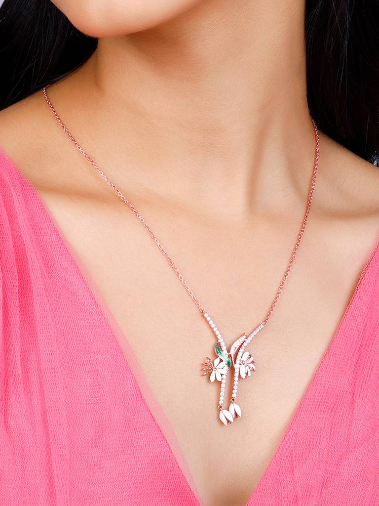 Giva 925 Sterling Silver Bhumi Rose Gold Snowy Safed Musli Set