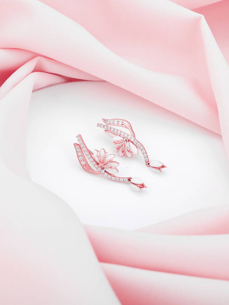 Giva 925 Sterling Silver Bhumi Rose Gold Snowy Safed Musli Set