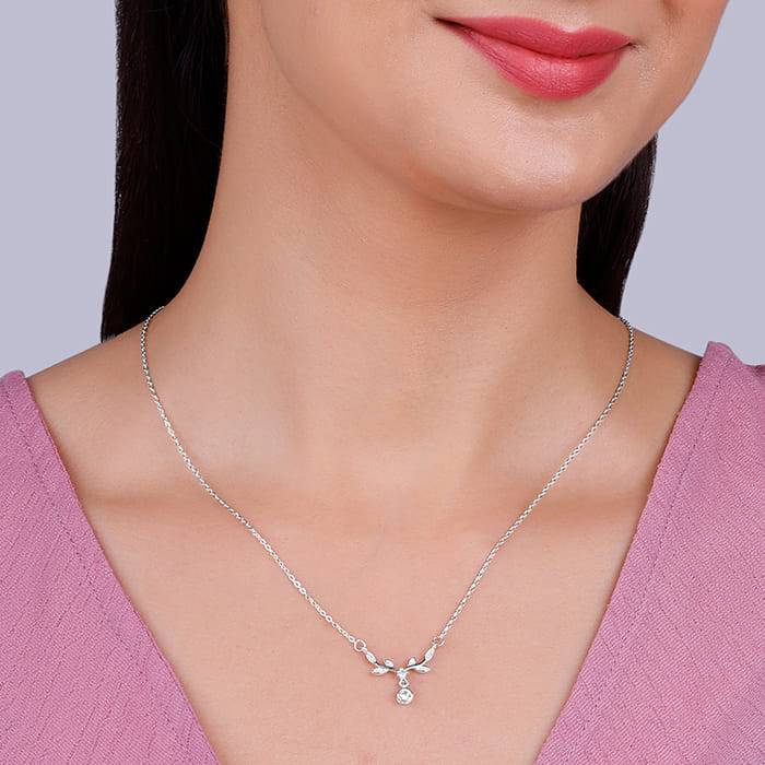 Giva 925 Sterling Silver Branchful Necklace| Necklace To Gift Women & Girls | With Certifi : PD02234