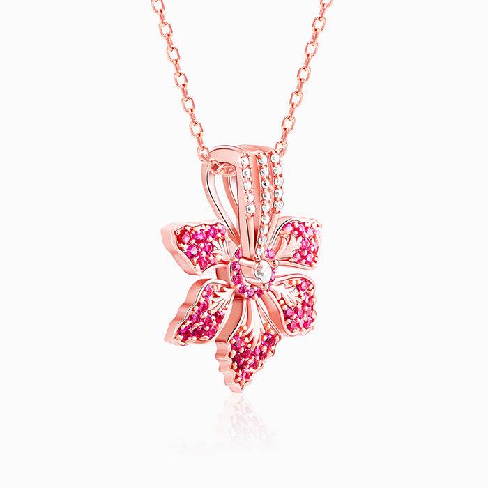 925 Silver Rose Gold Rani Ebony Convertible Set| Gifts For Women And Girls : ER02487PD02245
