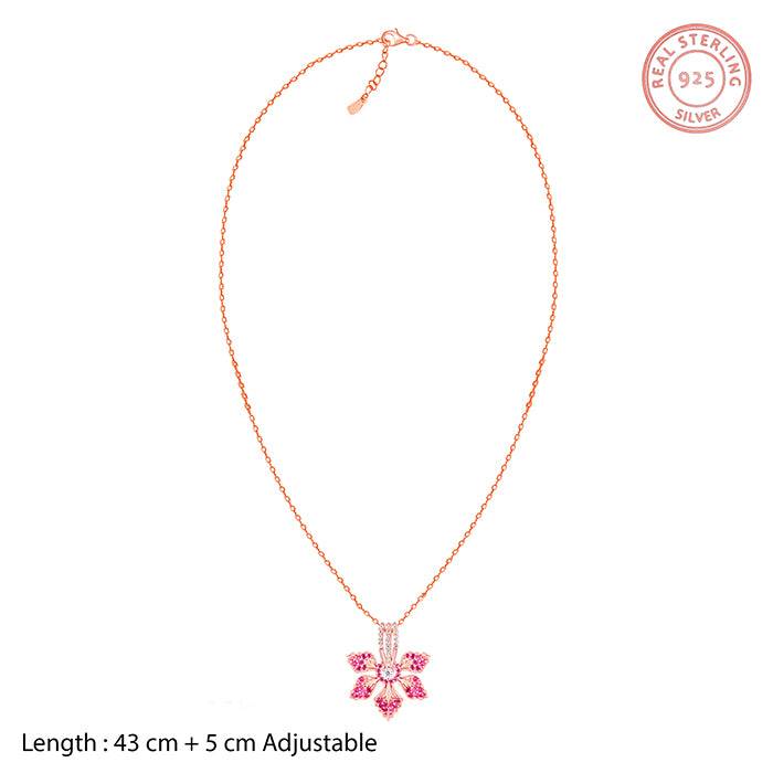 925 Silver Rose Gold Rani Ebony Convertible Set| Gifts For Women And Girls : ER02487PD02245
