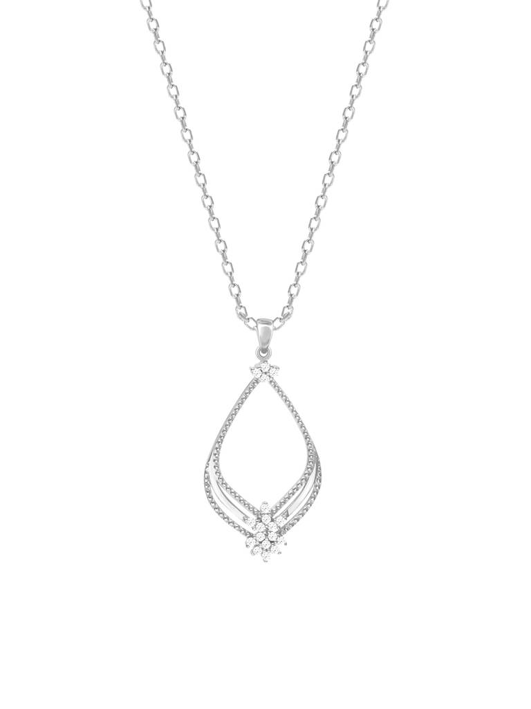 Giva 925 Sterling Silver Princess Pendant With Link Chain