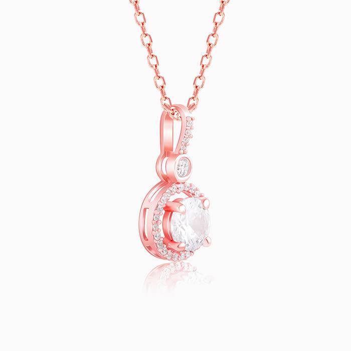 Rose Gold Drizzle Drop Set : ER02299PD02257