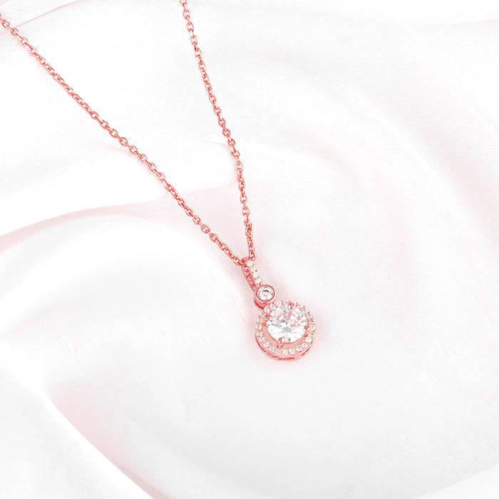 Rose Gold Drizzle Drop Set : ER02299PD02257