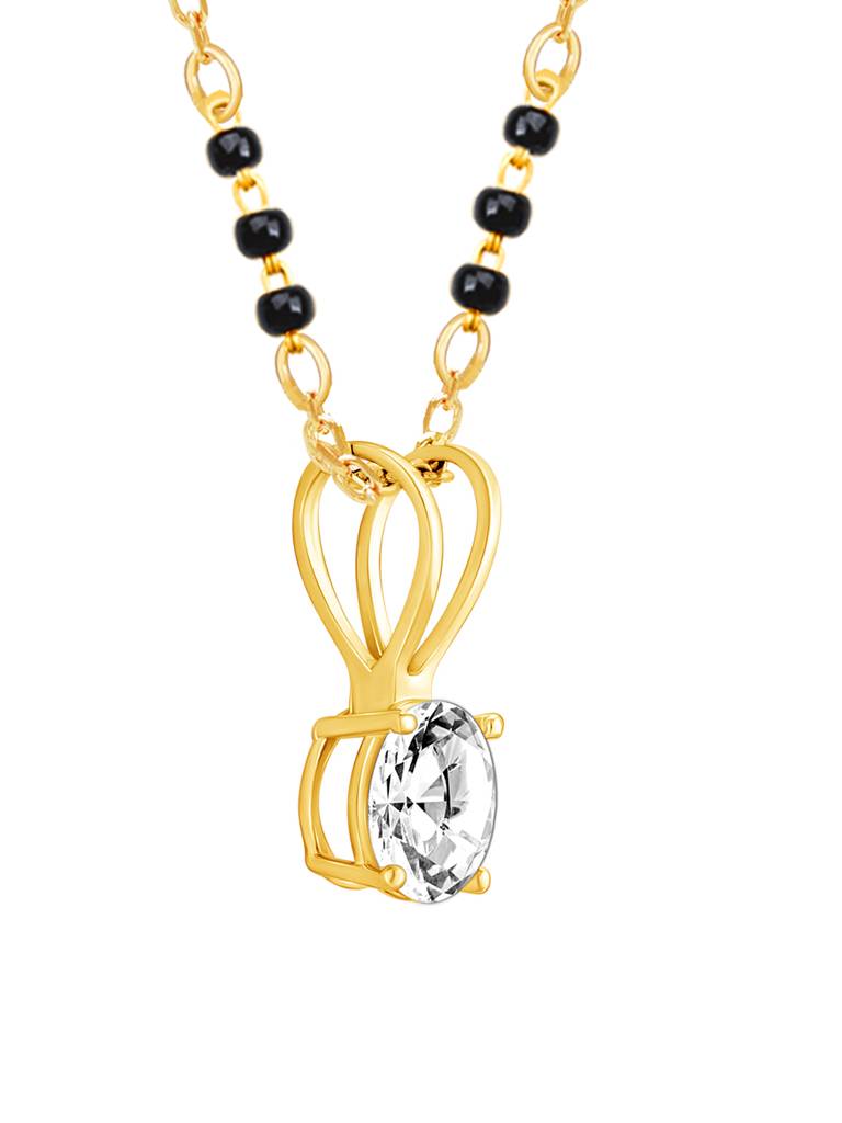 Giva 925 Sterling Silver Golden Forever Moments Mangalsutra