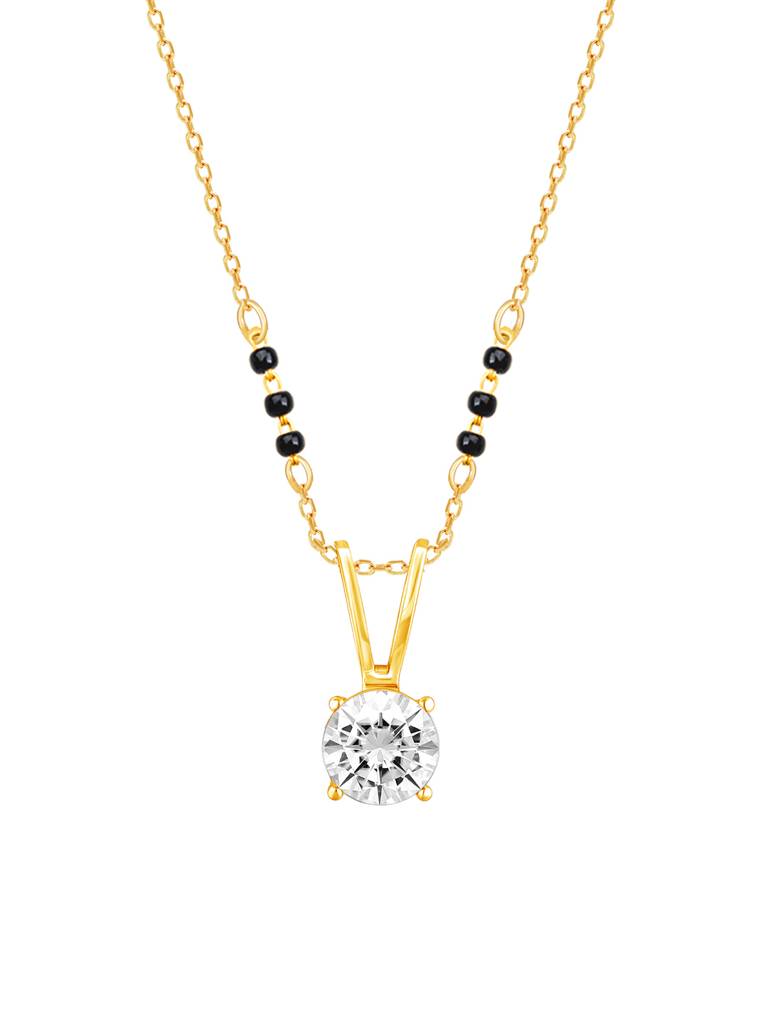Giva 925 Sterling Silver Golden Forever Moments Mangalsutra