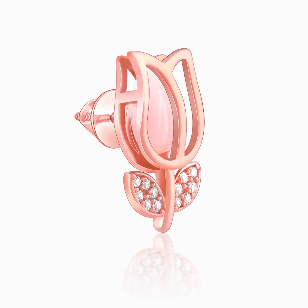 Giva 925 Sterling Silver Anushka Sharma Pink Quartz Flower Combo| Gifts For Women And Girl : PD0228ER02531