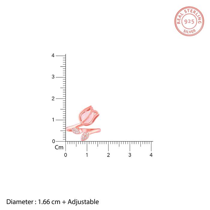 Giva 925 Sterling Silver Anushka Sharma Pink Quartz Flower Essential Set| Gifts For Women  : PD0228ER02531R01613