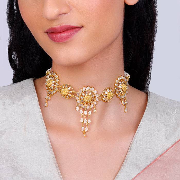 925 Silver Sawaar Loon Necklace For Womens : PD02291