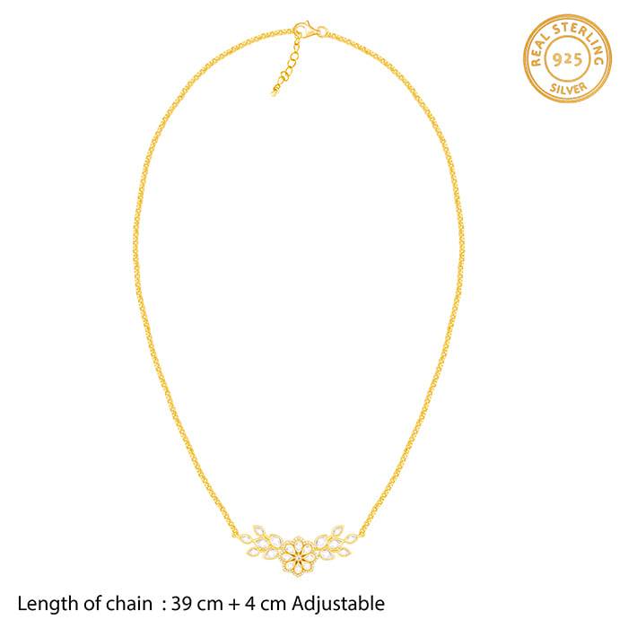 Giva 925 Silver Jashn-E-Ishq Necklace : PD02293