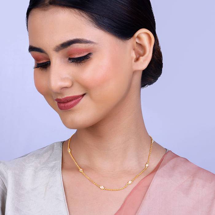 925 Silver Param Sundari Necklace For Women : PD02294