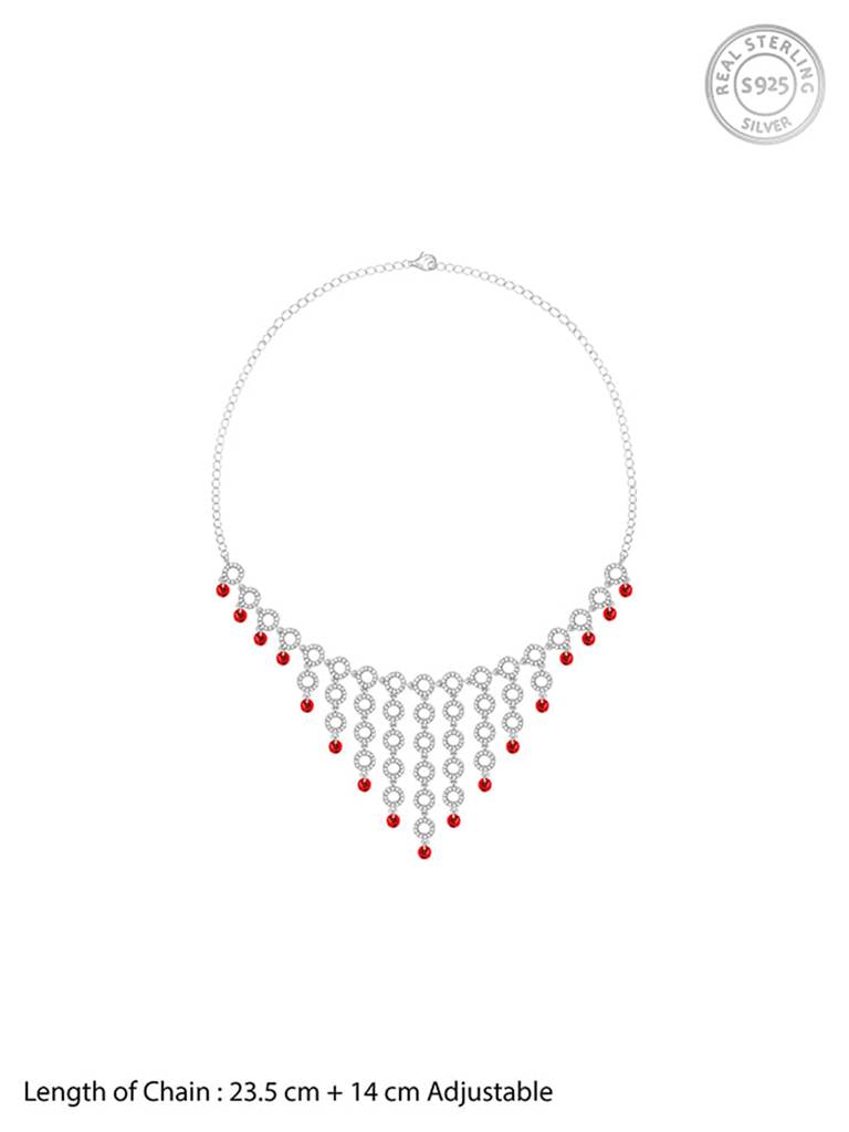925 Silver Love In Circles Set For Women And Girls : PD02318ER02570