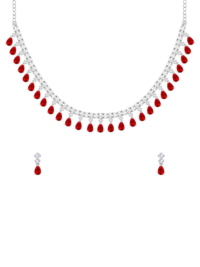 925 Silver We Fell In Love Set For Women And Girls : PD02320ER02567