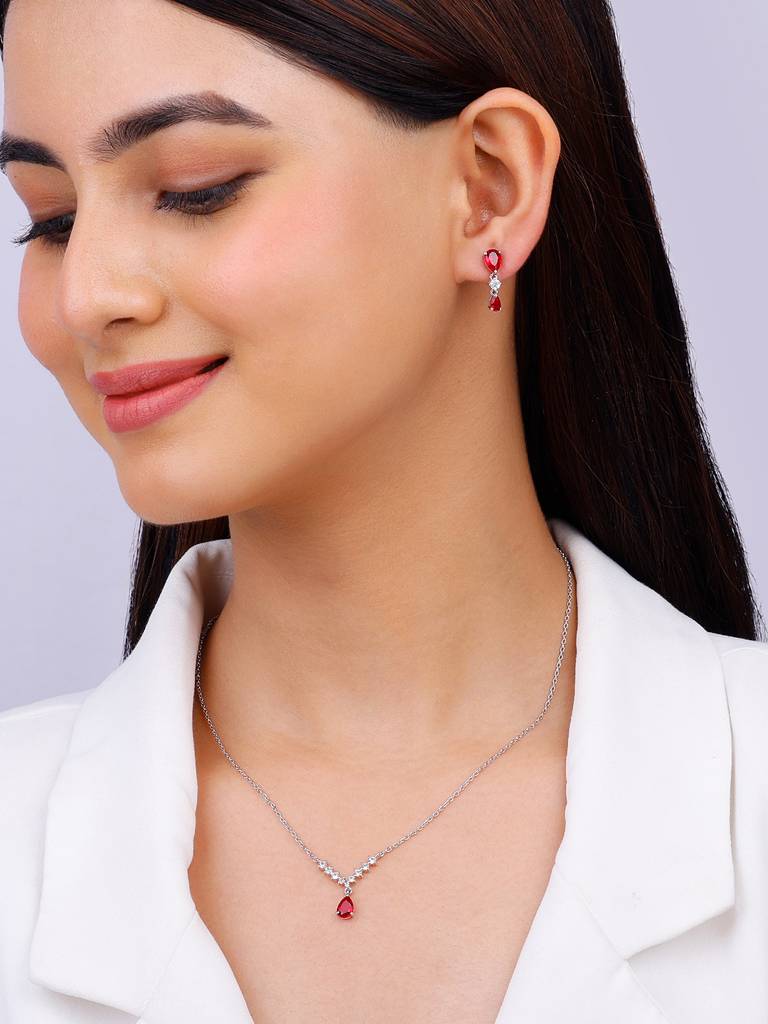 925 Silver Soulmate Set For Women And Girls : PD02330ER02574