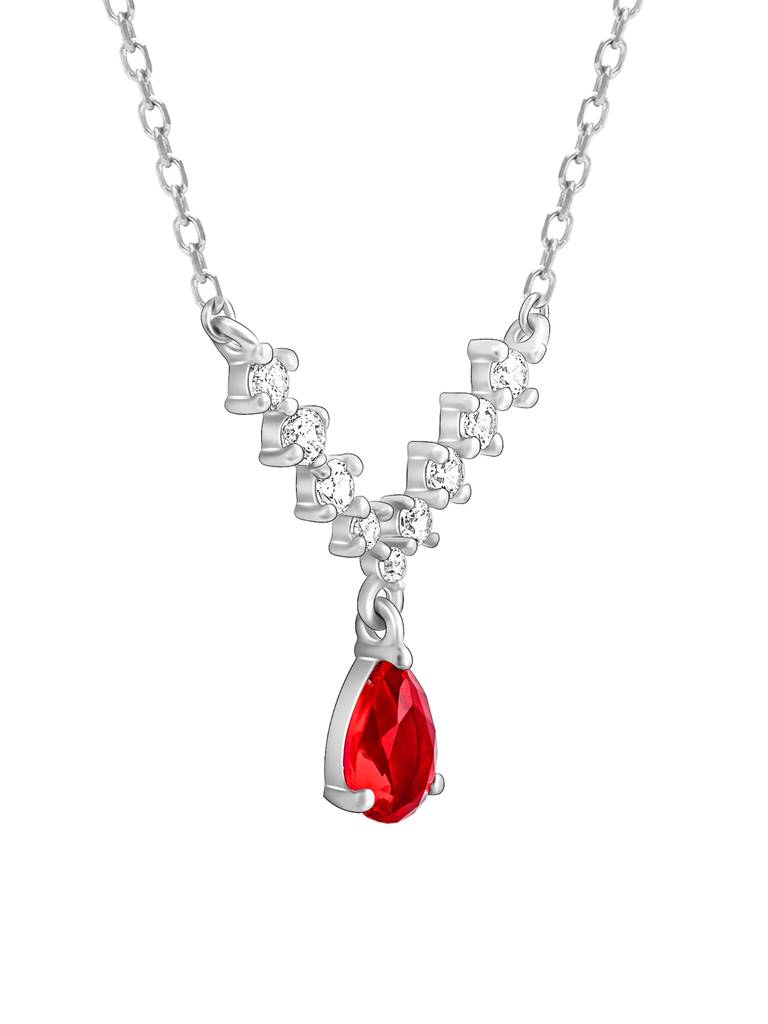 925 Silver Soulmate Necklace For Womens And Girls : PD02330