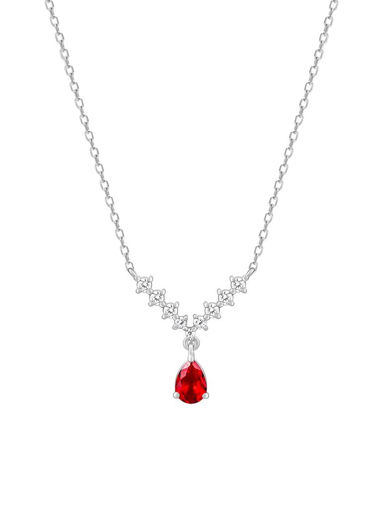 925 Silver Soulmate Necklace For Womens And Girls : PD02330