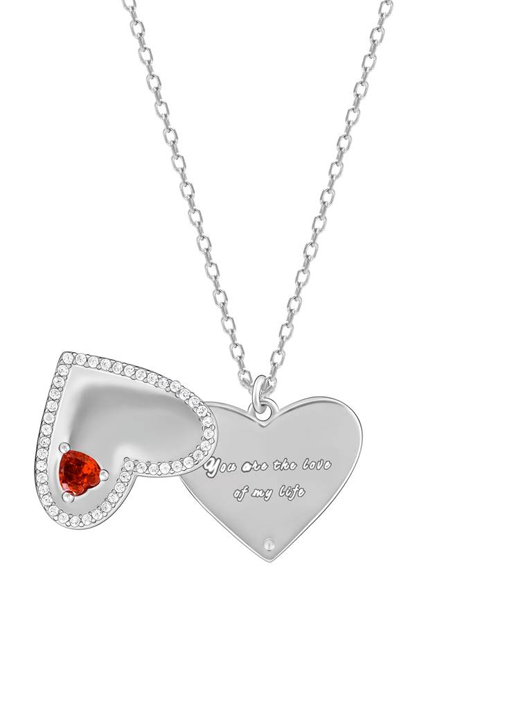 Giva 925 Silver Custom You'Re The Love Of My Life Pendant With Link Chain : PD02333