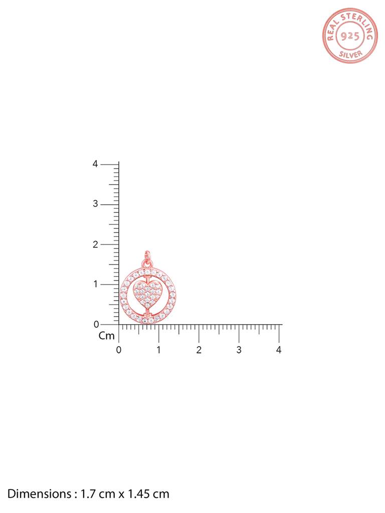 Giva 925 Silver Rose Gold Custom You Complete Me Pendant With Link Chain : PD02336