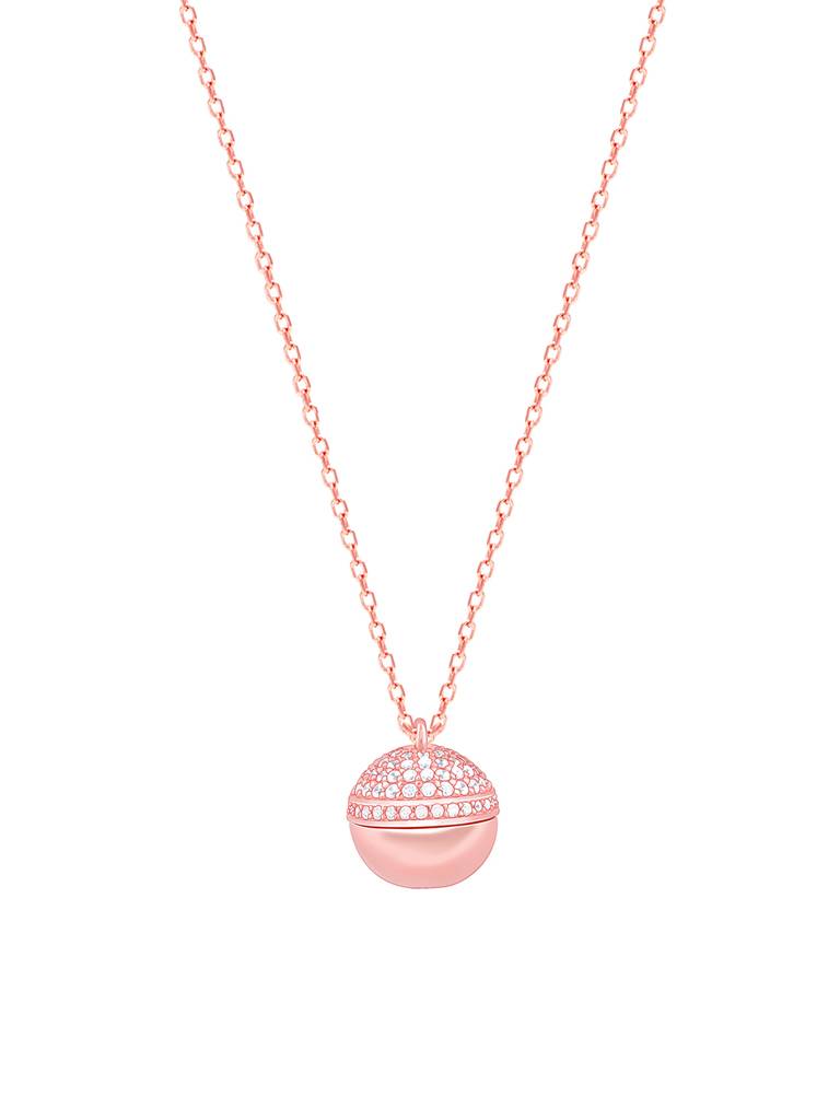Giva 925 Silver Rose Gold Heart Treasures Pendant With Link Chain : PD02342
