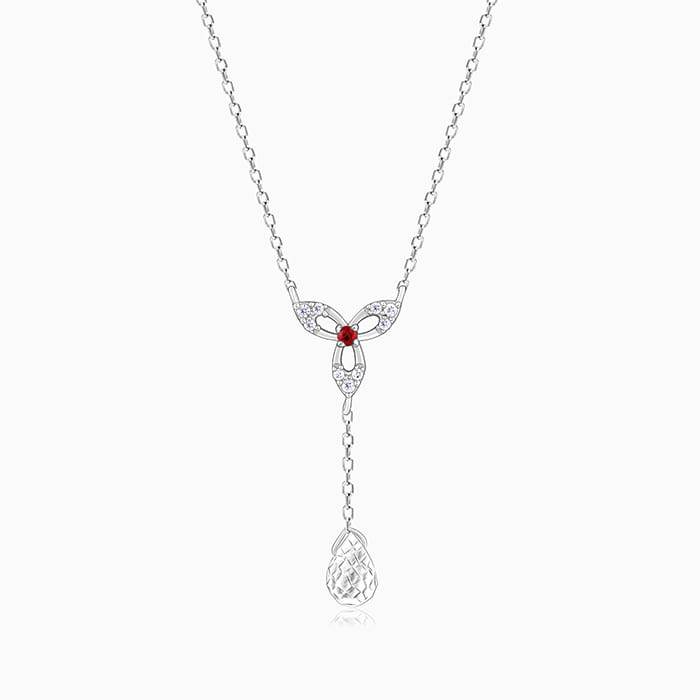 Giva 925 Silver Heart In Heart Necklace : PD02350