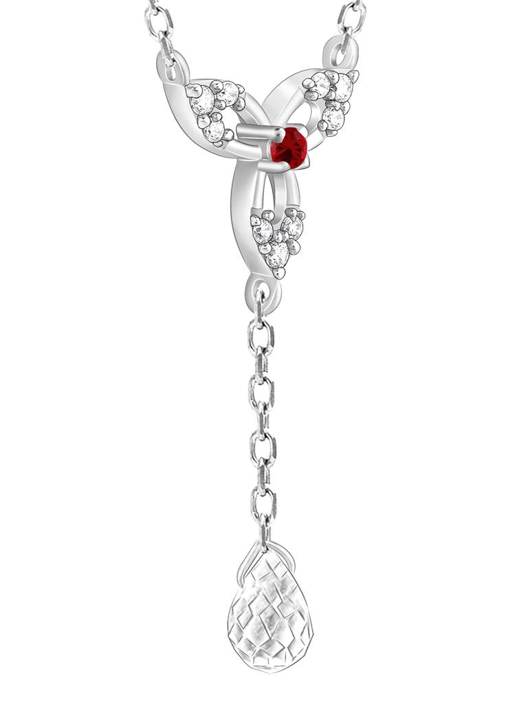 Giva 925 Silver Heart In Heart Necklace : PD02350