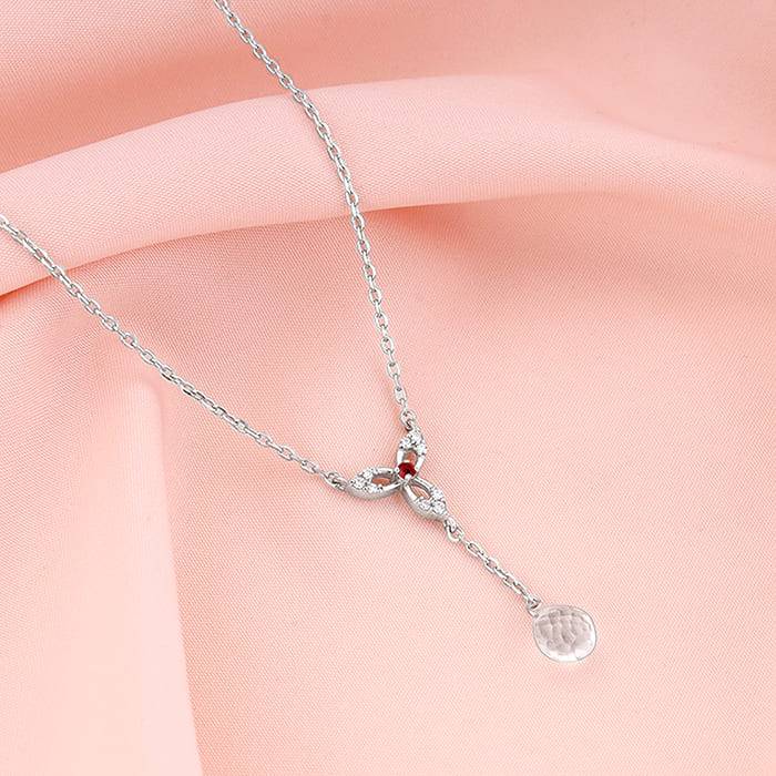 Giva 925 Silver Heart In Heart Necklace : PD02350