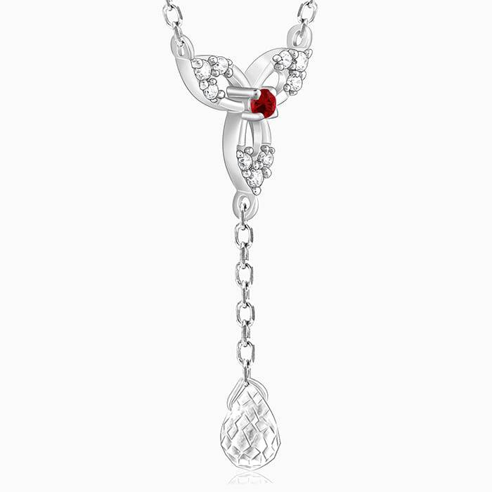 Giva 925 Silver Heart In Heart Necklace : PD02350