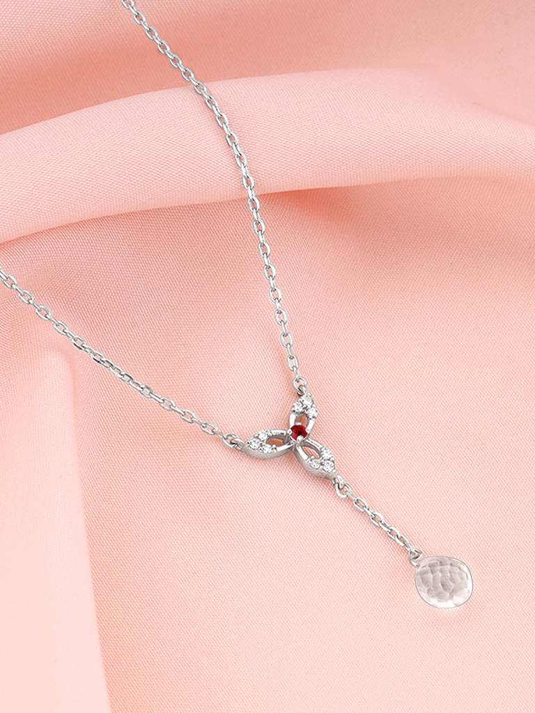Giva 925 Silver Heart In Heart Necklace : PD02350